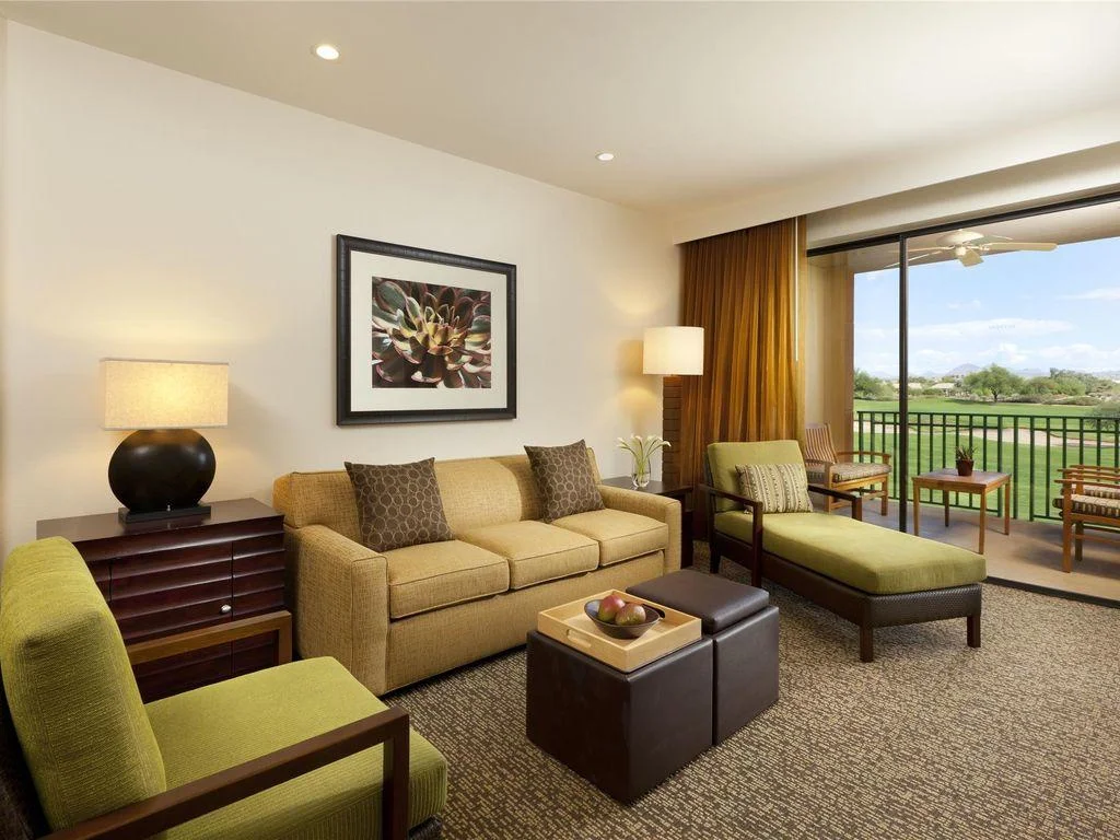 The Westin Kierland Villas Living Area Affiliated With Sheraton Vacation Club
