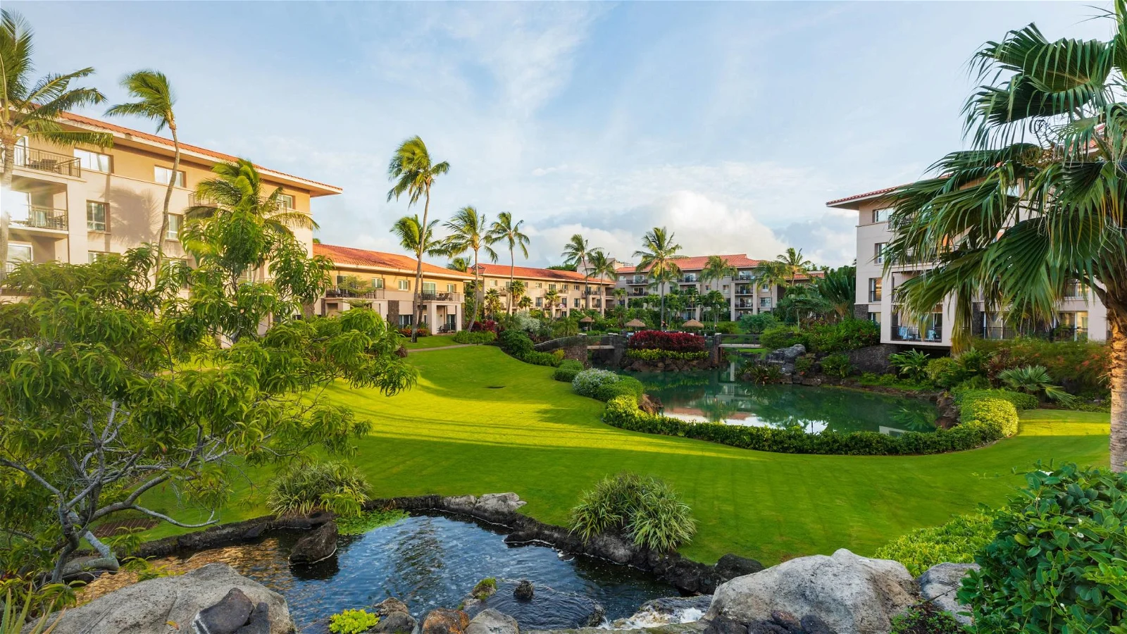 Resort Grounds Marriott's Waiohai Beach Club Grounds