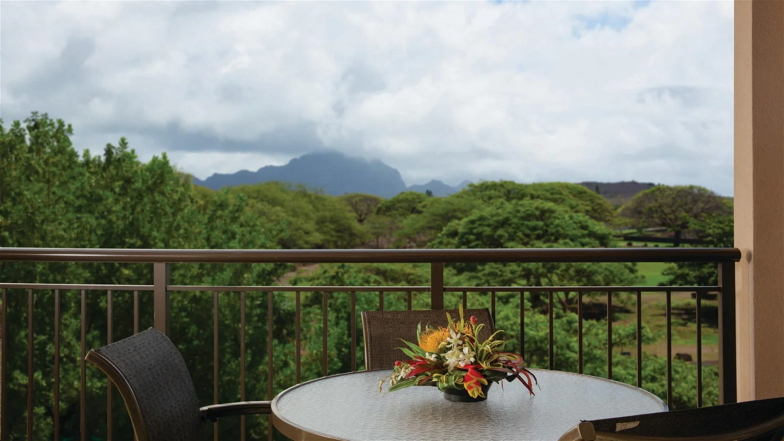 Marriott's Waiohai Beach Club Balcony Marriott's Waiohai Beach Club Balcony