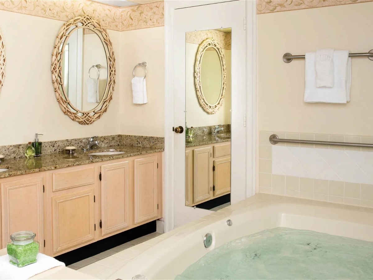 Bathroom Bathroom With Whirlpool Tub