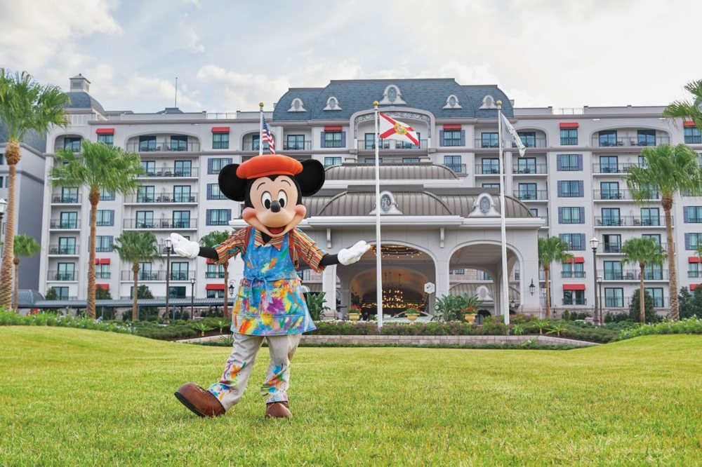 Resort Exterior with French Mickey