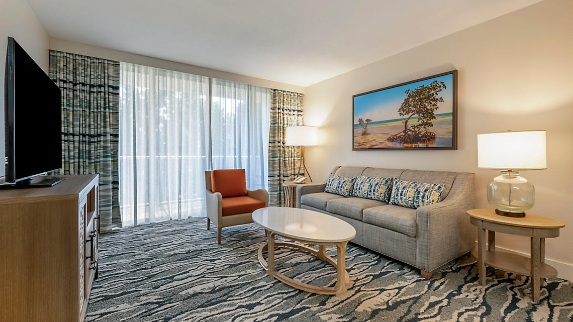 The Hammocks at Marathon, a Bluegreen Resort living room