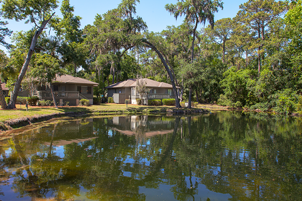 Hilton head island Carolina club resort cottages lagoon view