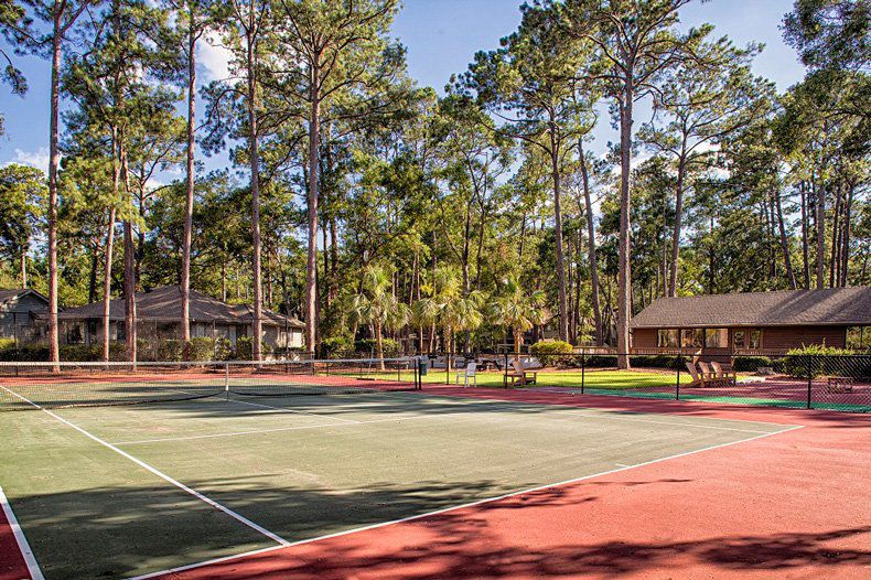 Hilton Head Island Carolina Club Resort Tennis Courts clubhouse