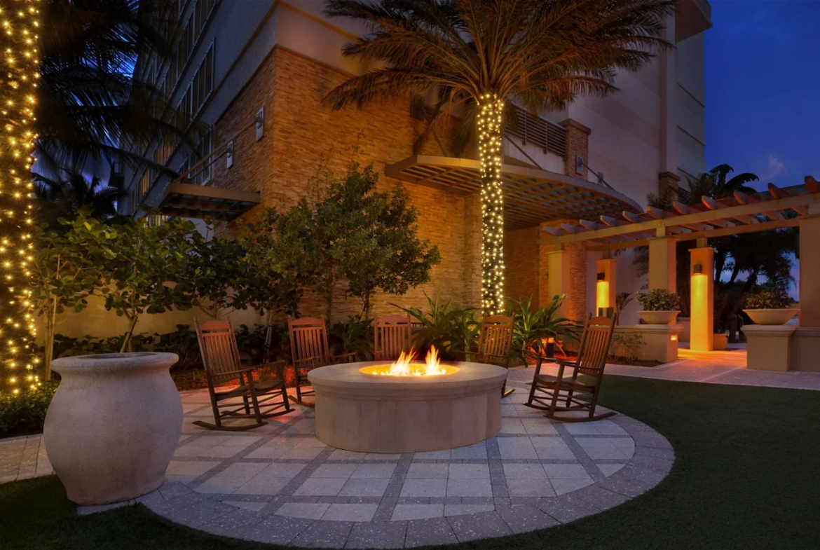 Marriott's Oceana Palms Fire Pit