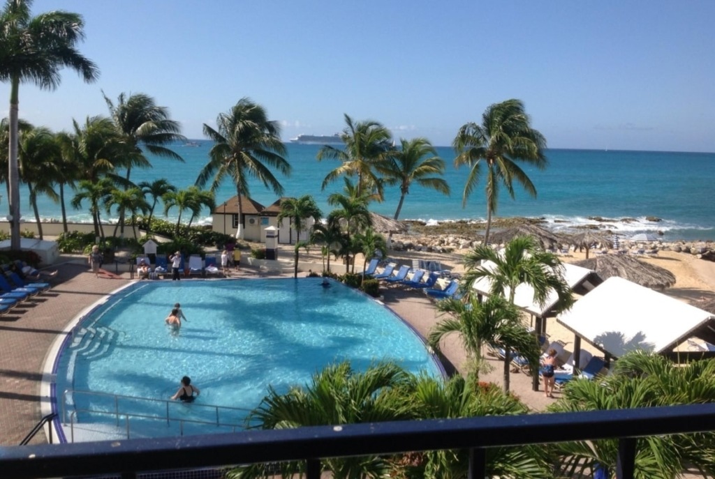 Diamond Flamingo Beach Resort oceanside pool