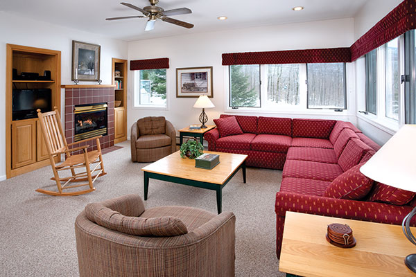 Smugglers Notch Single Living Room