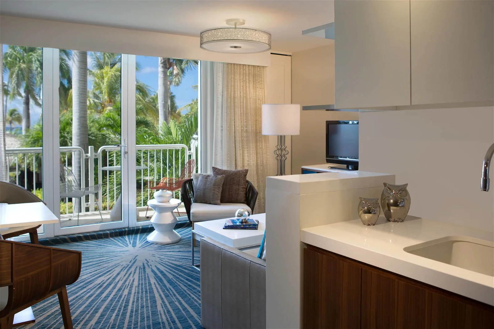 Renaissance Wind Creek Aruba Resort Kitchen and Living Area Kitchen and Living Area