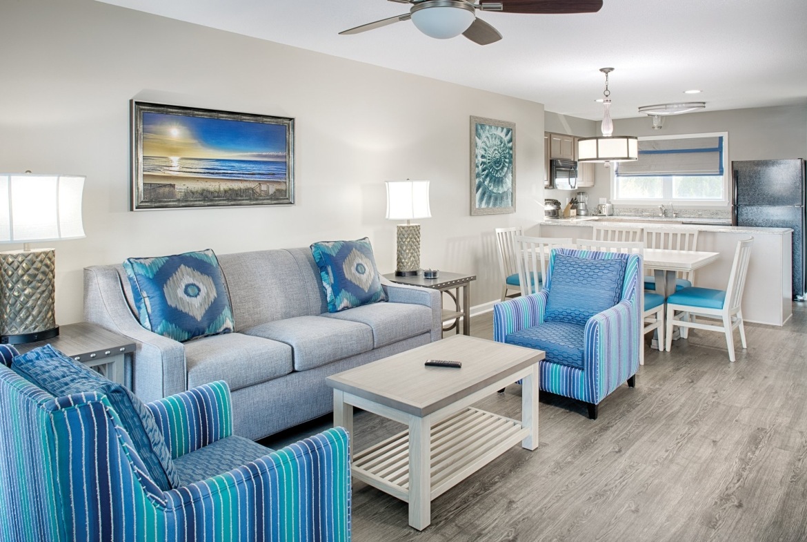 Wyndham Ocean Ridge II living room