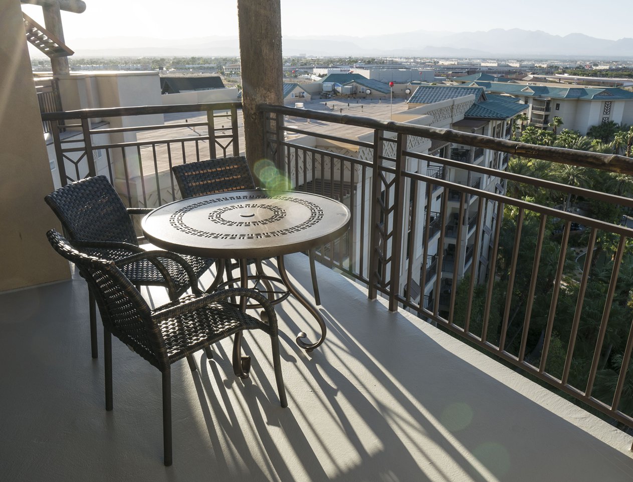 Tahiti Village balcony