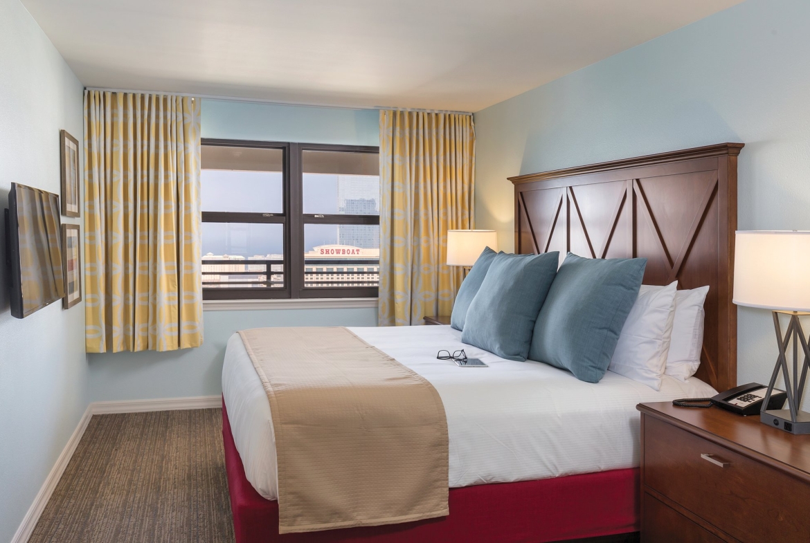 Wyndham Atlantic City at Skyline Tower bedroom
