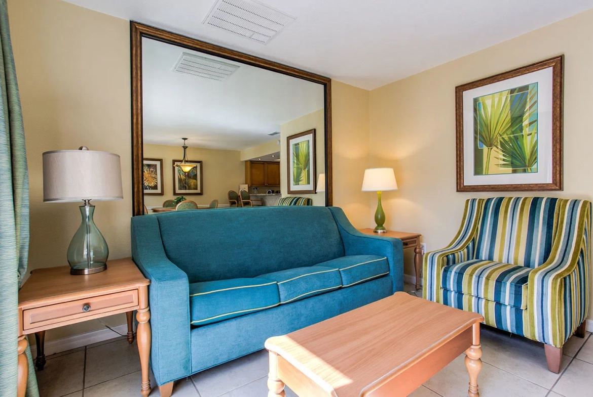 Vacation Villas At Fantasyworld Living Area