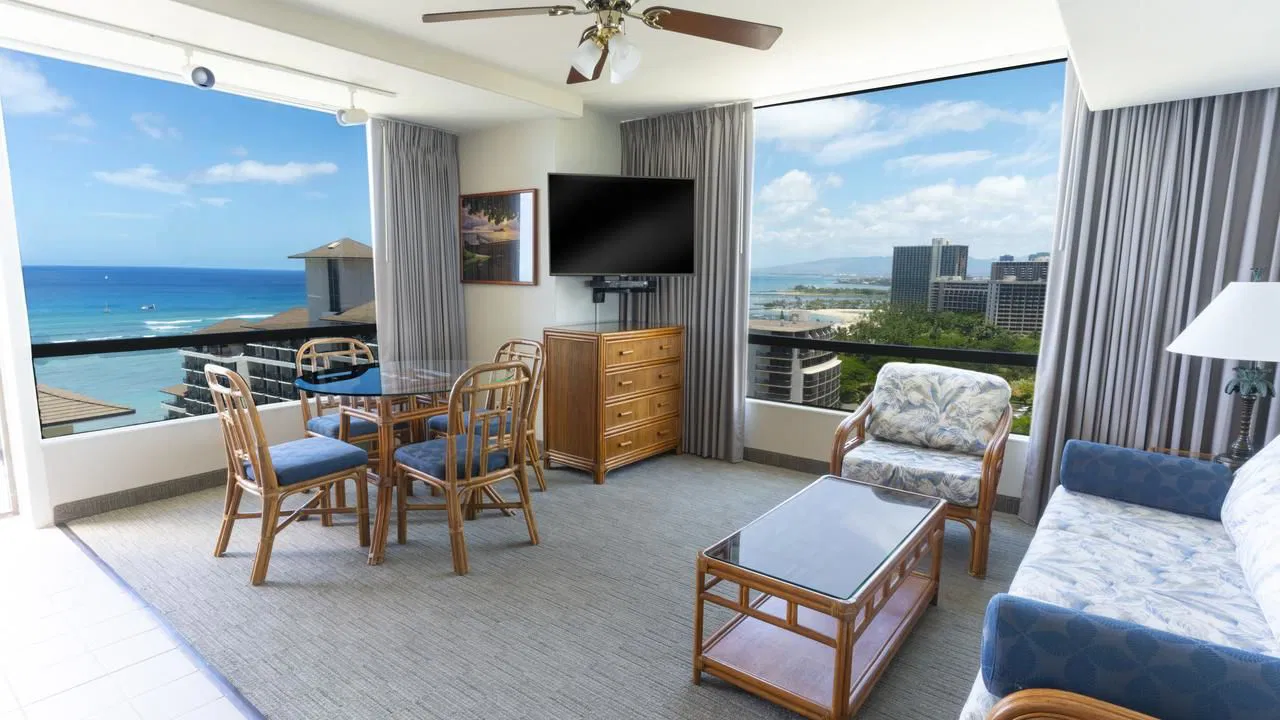 Imperial Hawaii Vacation Club living room Imperial Hawaii Vacation Club living room