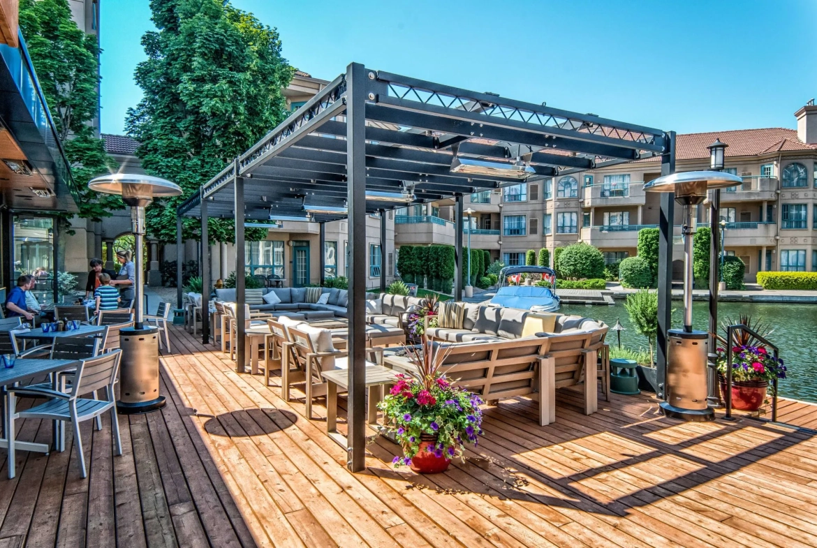 Grand Okanagan Resort patio