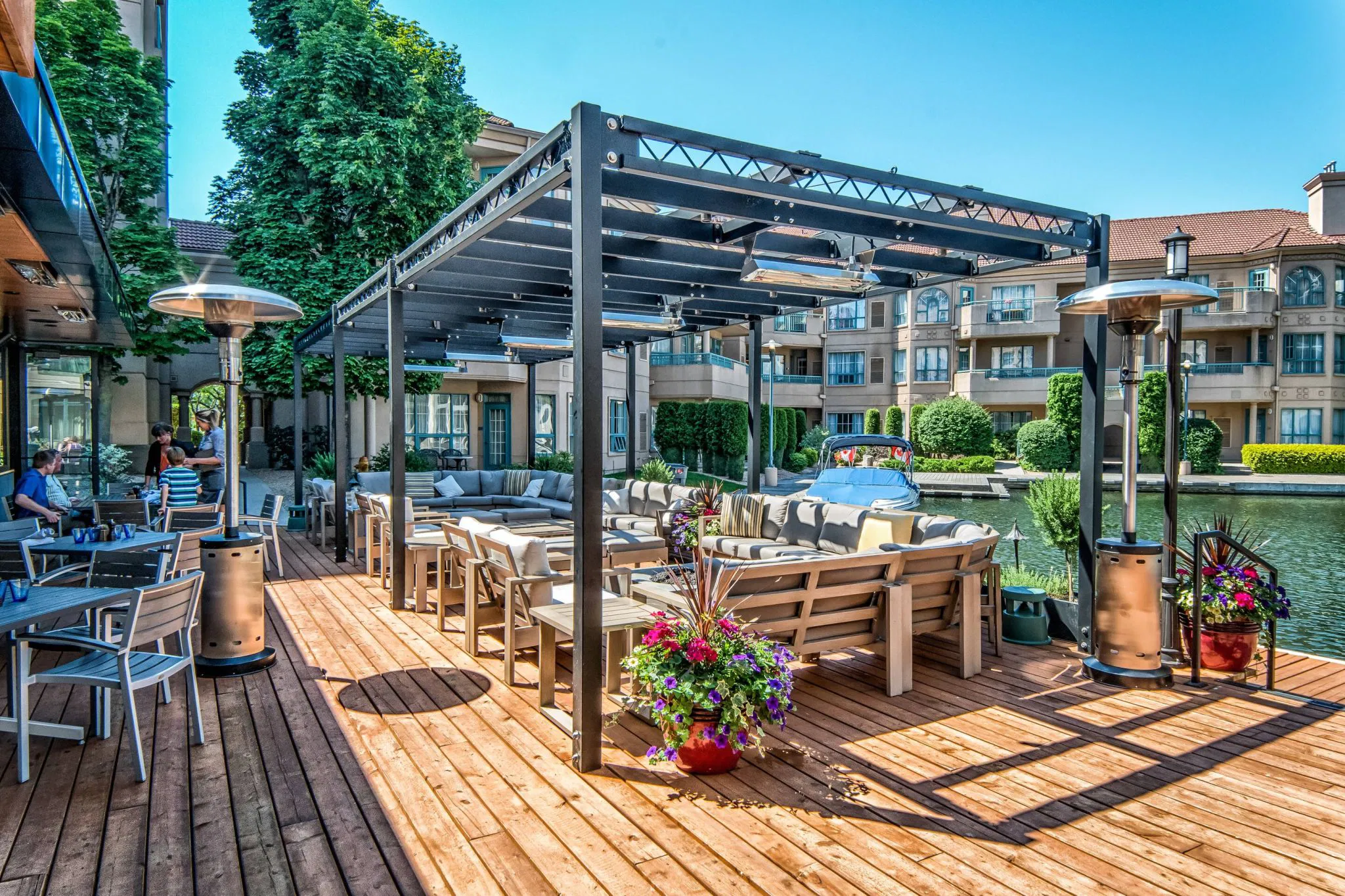 Grand Okanagan Resort patio Grand Okanagan Resort patio
