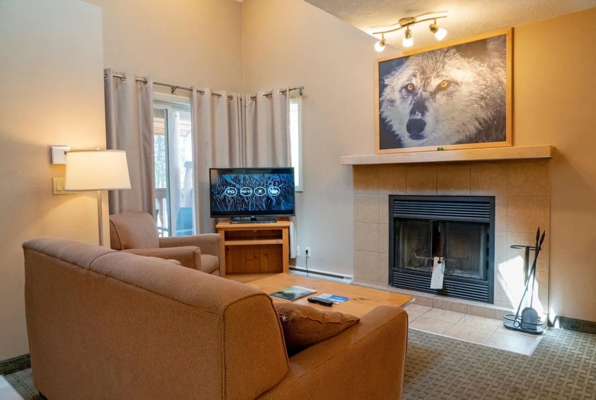 Banff Rocky Mountain Resort living room