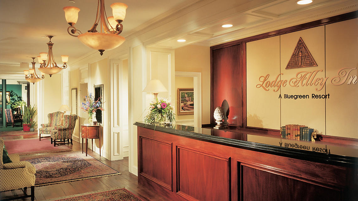 Bluegreen Resorts, Lodge Alley Inn lobby