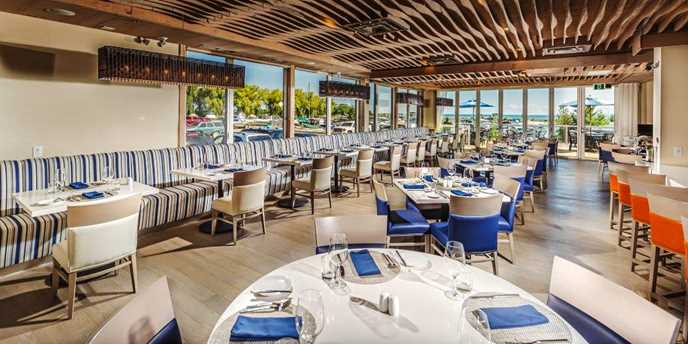 Dining at resort