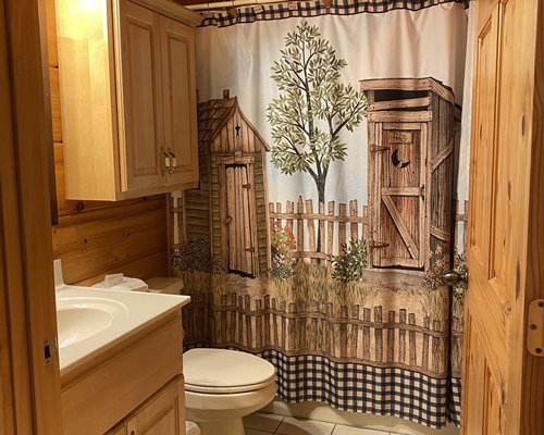 full bathroom area
