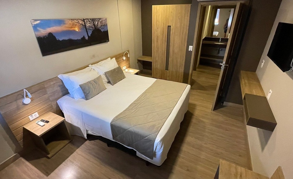 bedroom at Golden Gramado Laghetto