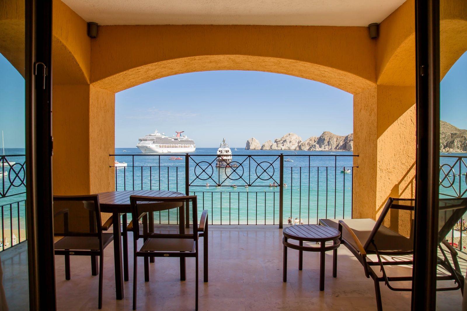 beach view from resort