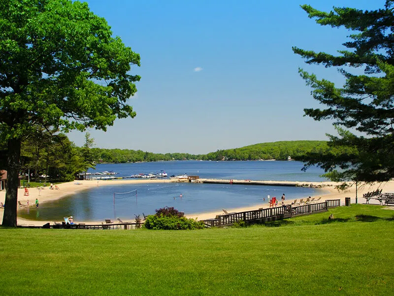 lake harmony view