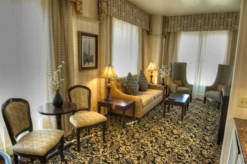 living room 2 at Gaslamp Plaza Suites
