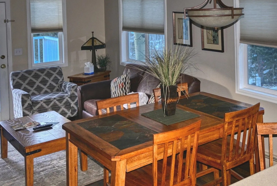 living room at French Ridge Condominiums f