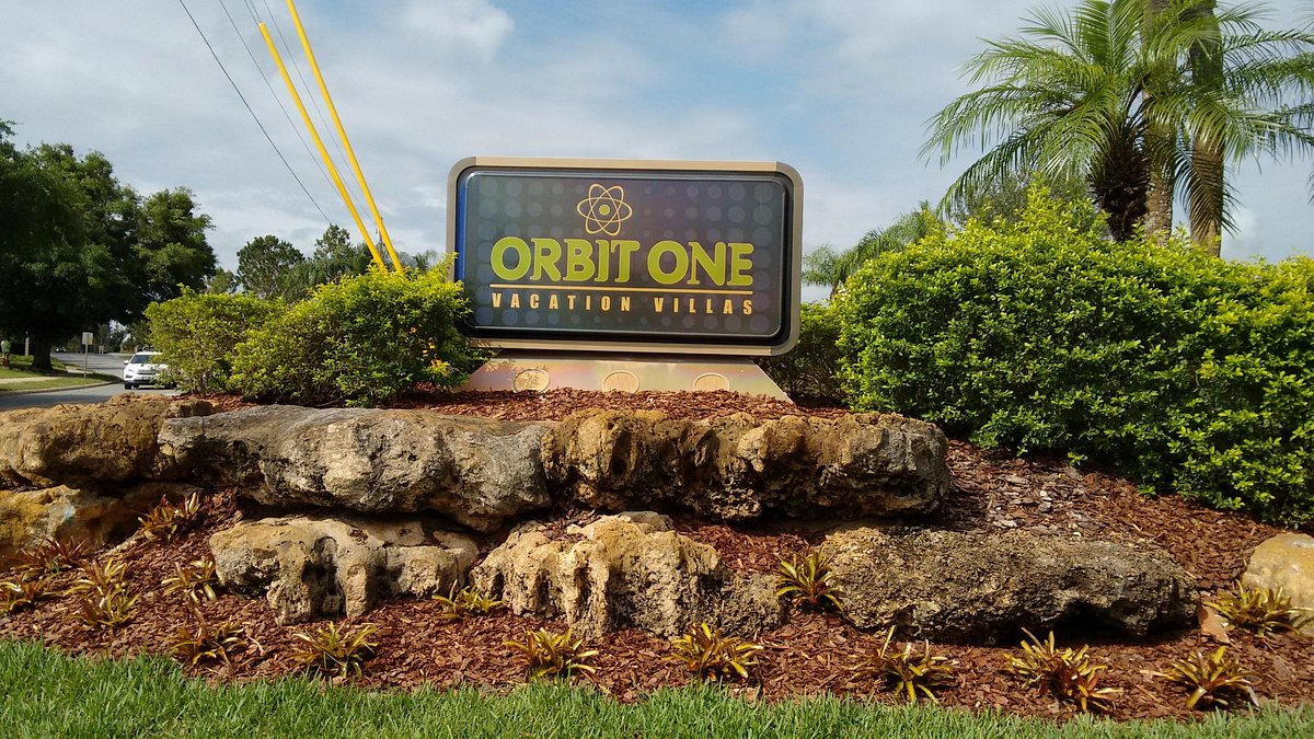 Orbit One Vacation Villas Sign Orbit One Vacation Villas Sign
