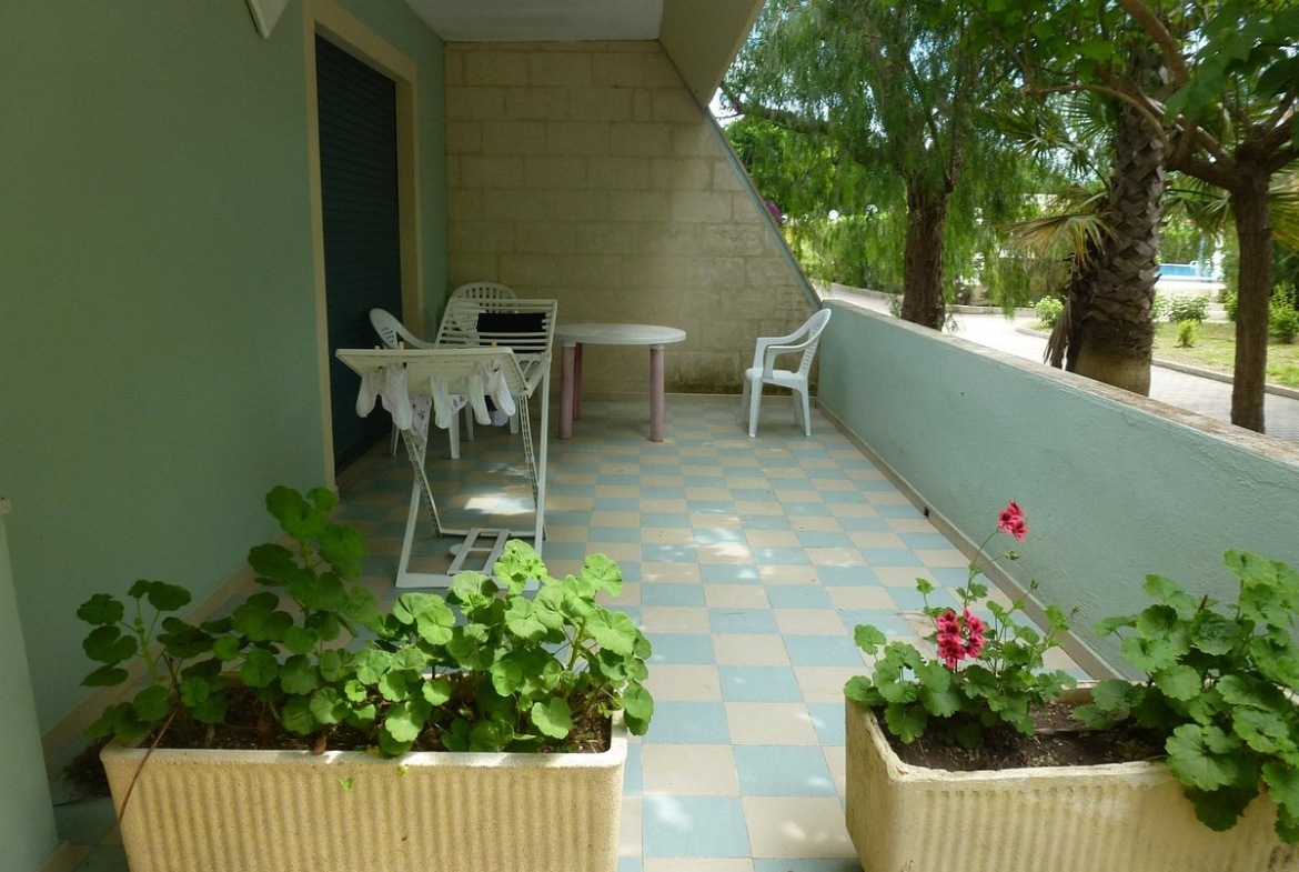 patio de la villa con