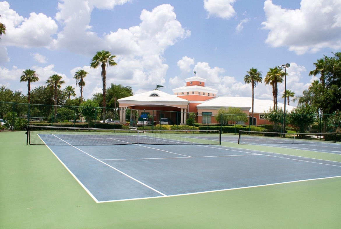 tennis courts
