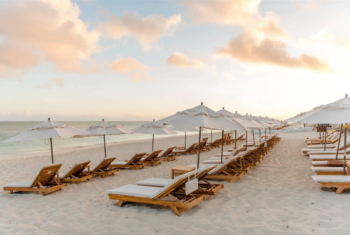 white sand beach