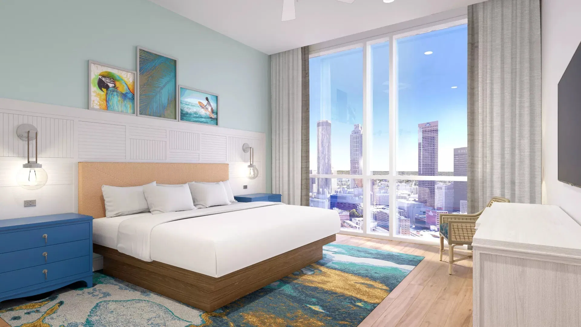 Margaritaville Vacation Club by Wyndham – Atlanta bedroom Margaritaville Vacation Club by Wyndham – Atlanta bedroom