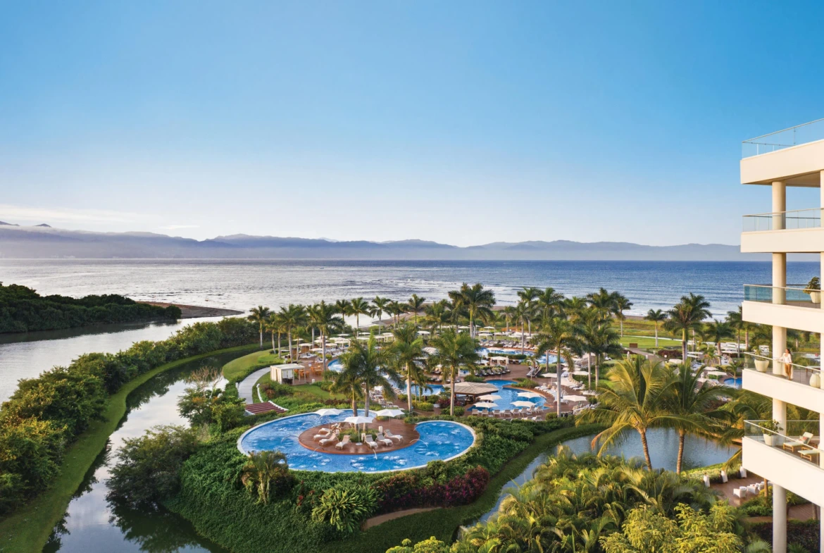 Celebrate Park by Vidanta Resorts Nuevo Vallarta pool ext