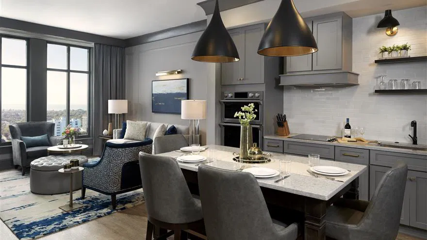 Liberty Place Charleston by Hilton Club seating area