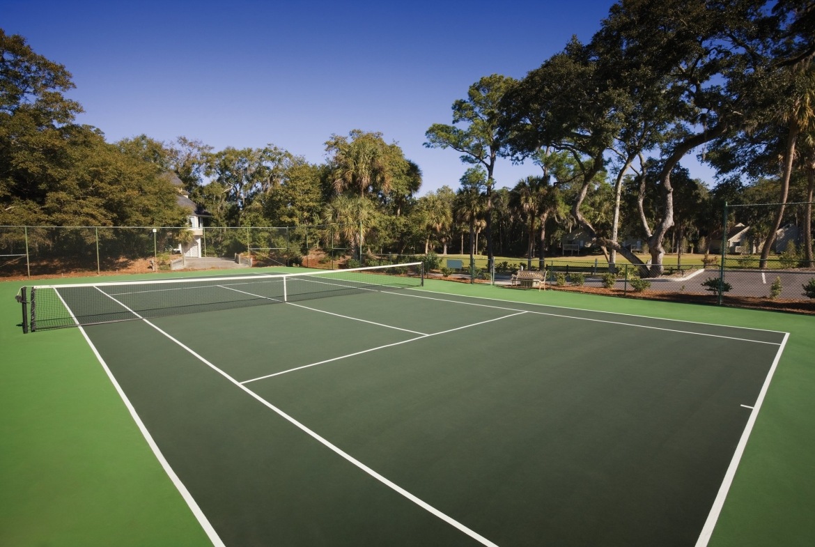 tennis courts