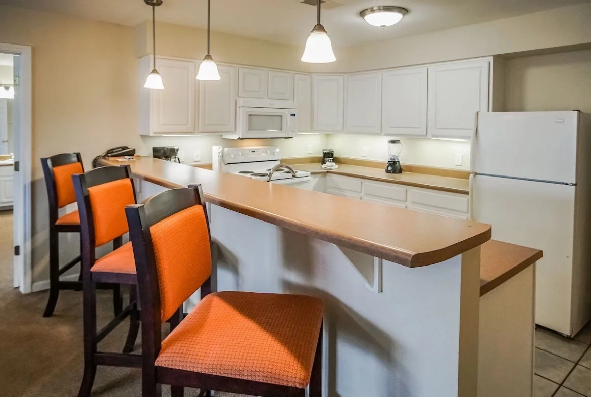 island and kitchen