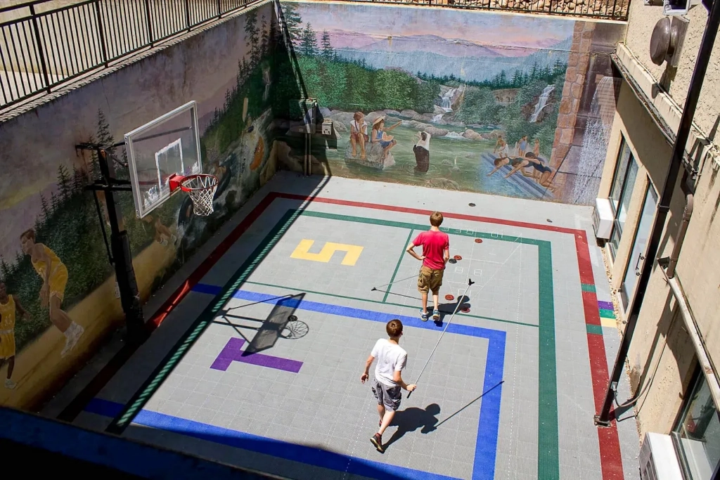 Timeshares in the Smoky Mountains: Gatlinburg Town Square Sports Courts