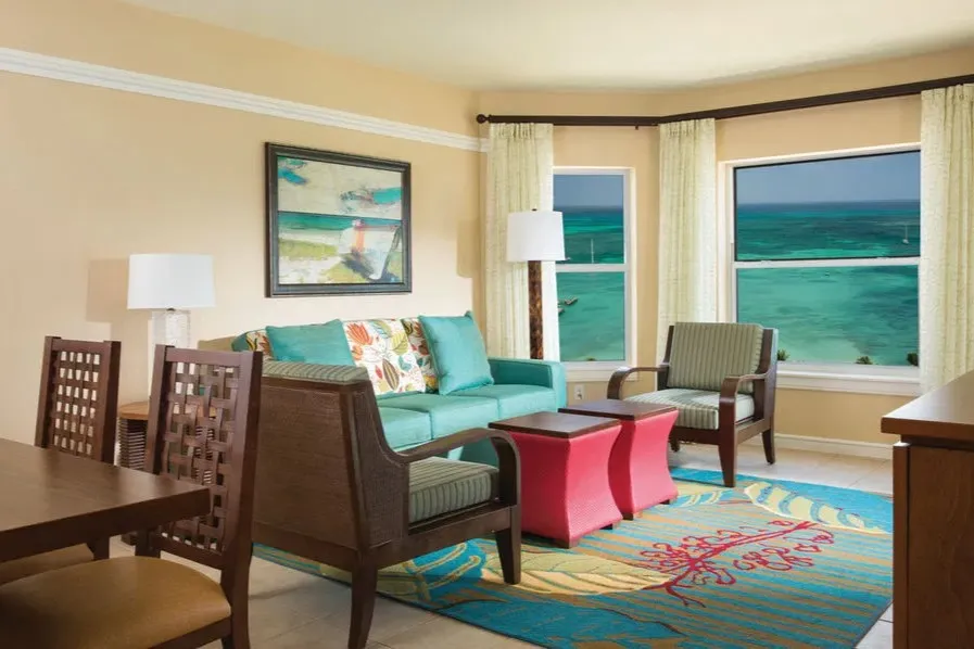 Marriott Aruba Surf Club Living Room Timeshare in Aruba