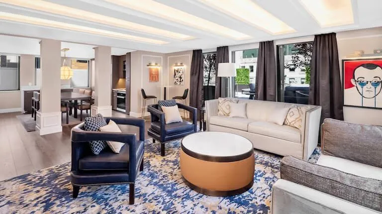 Hilton Club The Quin Timeshare in New York City Living Room
