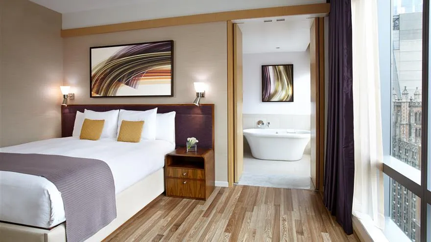 West 57th Street Hilton Bedoom