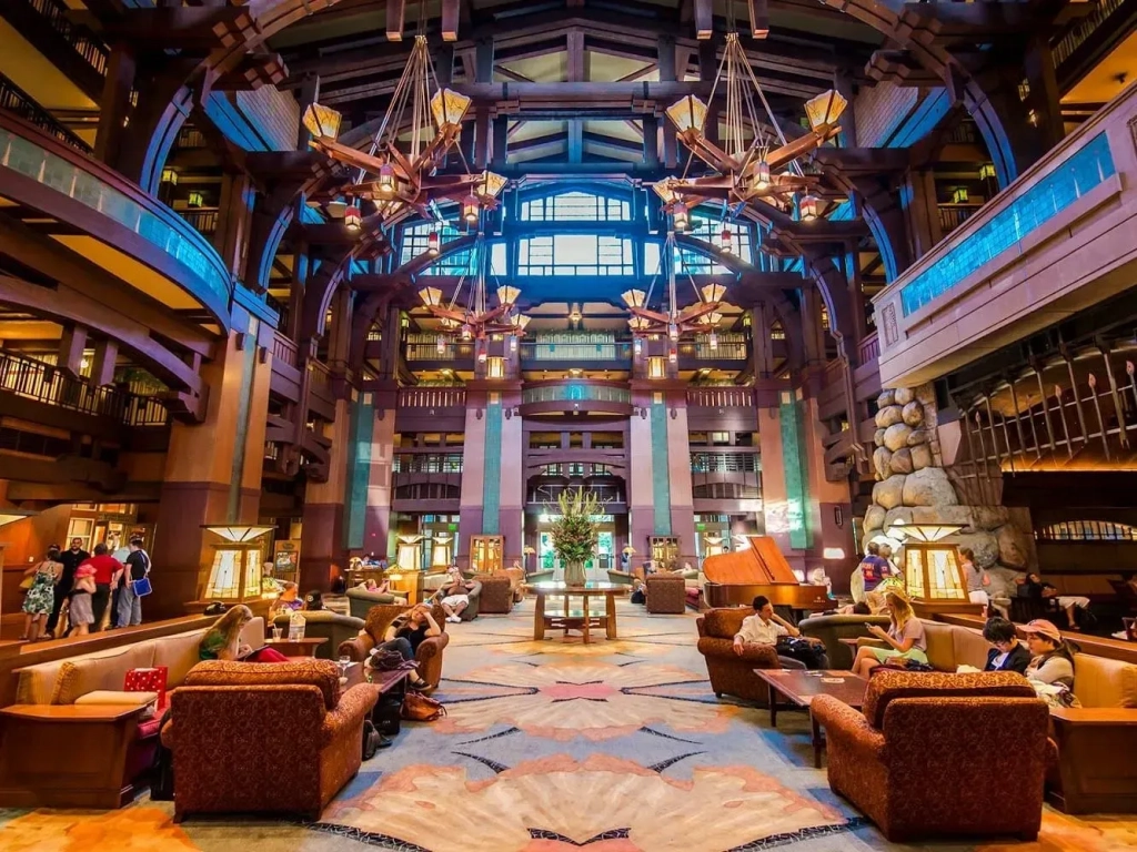 Timeshare in Anaheim CA: Grand Californian Lobby