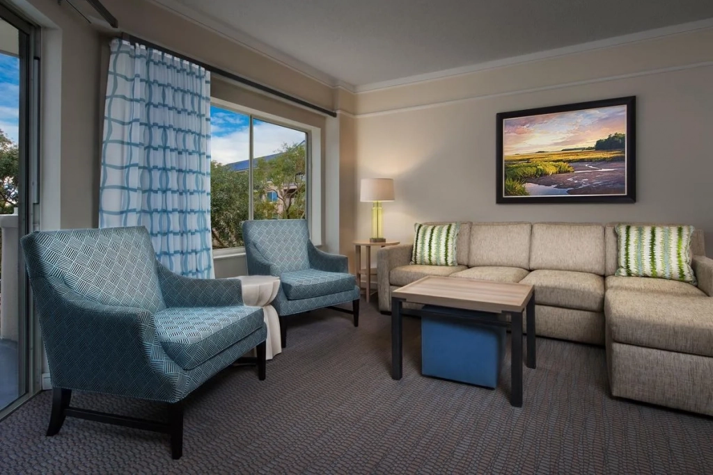 Marriott's Grande Ocean Hilton Head Timeshare Living Area