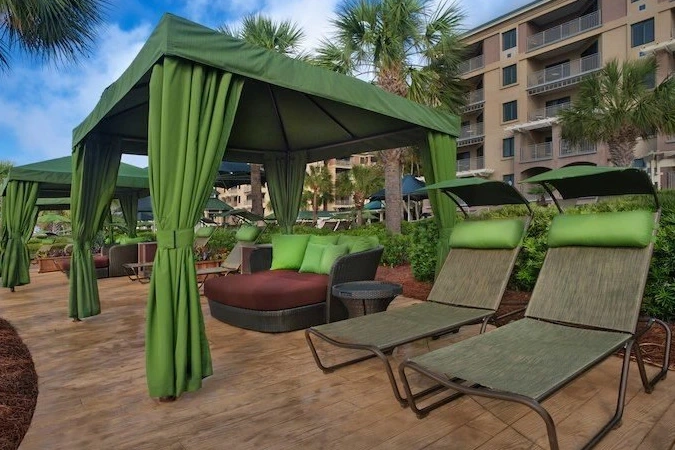 Barony Beach Club Hilton Head Timeshare Cabanas